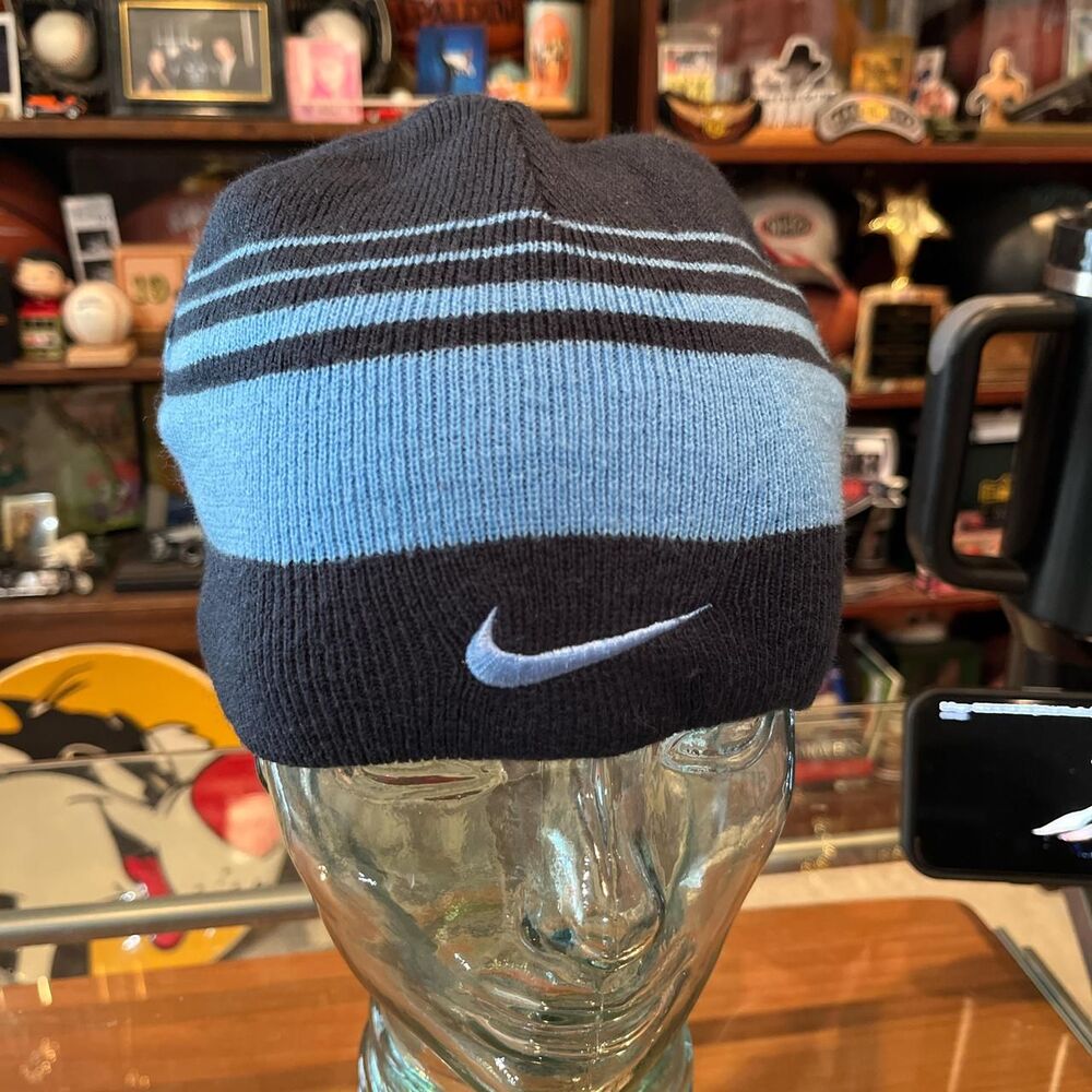 Nike Men's Blue and Black Hat